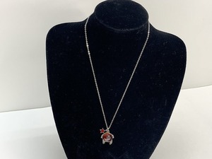 スワロフスキー SWAROVSKI 亀モチーフ ネックレス レッド