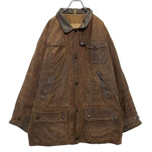 Barbour BUSHMAN オイルドジャケット L ブラウン バブアー ブッシュマン イングランド製 90