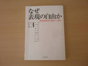 なぜ表現の自由か　理論的視座と現況への問い　■法律文化社■ 