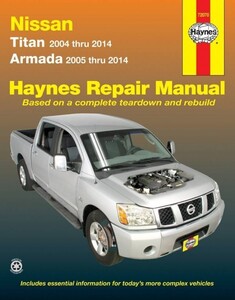 整備 修理 整備書 サービス リペア リペアー マニュアル NISSAN 日産 Titan 2004-2014 Armada 2005-2014 ^在