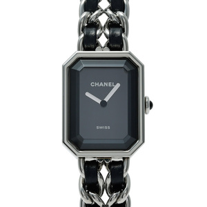 シャネル CHANEL プルミエール アイコニック チェーン Sサイズ H7022 ブラック文字盤 新品 腕時計 レディース