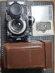 美品 ローライフレックス 二眼レフカメラ ROLLEIFLEX Xenotar whiteface ホワイトフェイス 3.5f 動作確認済み 露出計作動