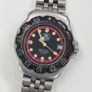 1円 可動品 腕時計 タグホイヤー TAG HEUER フォーミュラ1 374.513 クォーツ ボーイズ ブラック 同梱不可