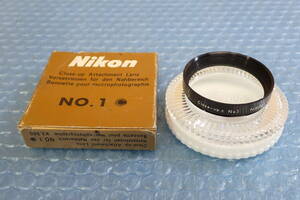 ZZ9032# 動作確認済み 美品 NIKON 52MM CLOSE-UP CAMERA LENS ATTACHMENT NO.1 クローズアップレンズ