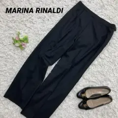 イタリア製 大きいサイズ MARINA RINALDI ウールパンツ スラックス