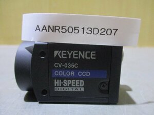 中古 KEYENCE COLOR CCD CV-035C 画像処理システム HI-SPEED(AANR50513D207)