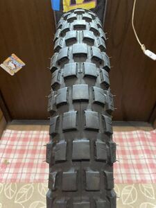 中古MCタイヤ 2022年製造 MICHELIN ANAKEE WILD 90/90-21 ミシュラン アナキー ワイルド 90 90 21 0422 K5091