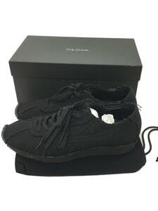 yohji yamamoto POUR HOMME◆ローカットスニーカー/-/BLK/キャンバス/HG-E10-062