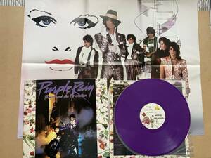 US盤 カラー盤 ポスター付き PRINCE プリンス / PURPLE RAIN パープル・レイン 25110-1