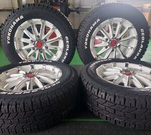 Bouny Collection BD12 車検対応 16インチ ヨコハマ ジオランダー AT 215/65R16 C ホワイトレター