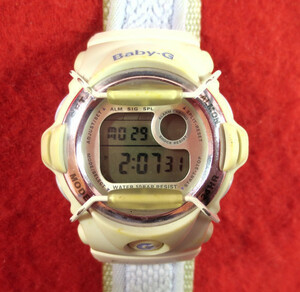 GS5A0） ◎完動腕時計送料無料(定形外)★CASIO カシオ BABY-G Gショック系★BG-540PP 白