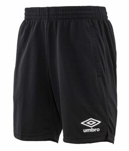 【KCM】Z-umbro-299-100★展示品★【UMBRO/アンブロ】キッズ ジュニア　プラクティスニットパンツ　サッカー　UUJPJD85　ブラック　100