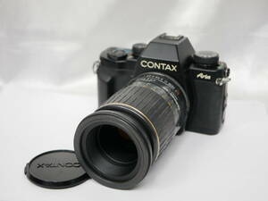 #7520 CONTAX Aria Tamron sp macro 90mm F2.8 コンタックス アリア タムロンマクロレンズ 一眼レフフィルムカメラ