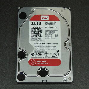 【検品済み/使用3949時間】WD 3TB HDD WD30EFRX 管理:ヤ-86