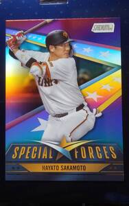 2024 topps NPB Stadium Club 読売ジャイアンツ 【坂本勇人】 #SF-4 SPECIAL FORCES & 【西舘勇陽】 RCカード & 【佐々木俊輔】 RCカード