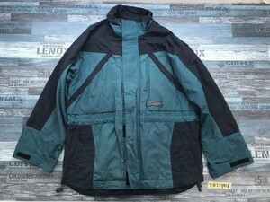 PACIFIC TRAIL パシフィックトレイル メンズ 背抜きメッシュ マウンテンパーカー L 緑茶