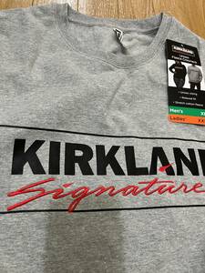 ○KIRKLAND　コストコ　 カークランドシグネチャー ロゴ SWEATSHIRT　スエット　グレー　メンズXL 未使用