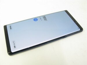 au SCV40 Galaxy Note9 オーシャンブルー 【M6551】