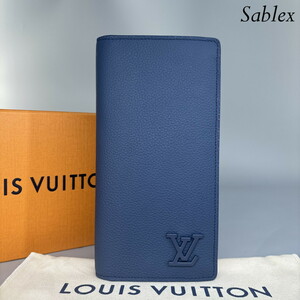 【新品未使用/RFID】LOUIS VUITTON ルイヴィトン アエログラム M81810 ポルトフォイユブラザNM 二つ折り 長財布 レザー メンズ 財布 