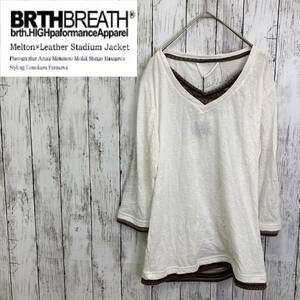 BRTH BREATH★ブレス★7分袖 カットソー Tシャツ★サイズM　67-2　