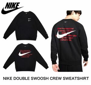 NIKE DOUBLE SWOOSH CREW SWEATSHIRT(M)