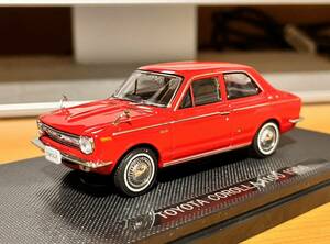 エブロ 1/43 TOYOTA COROLLA 1100 1966 トヨタ カローラ 1100 