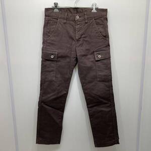 【中古】MARUNI JEANS マルニジーンズ カーゴパンツ Sサイズ 茶 ブラウン 212 古着