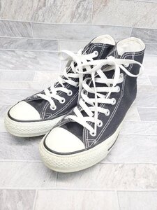 ◇ Θ converse コンバース M9160 ハイカット スニーカー シューズ サイズ23.5cm ブラック レディース P