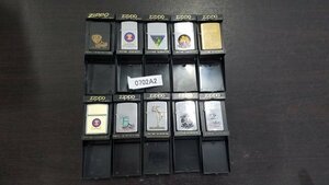 0702A2　ライター 喫煙具 　ZIPPO ジッポー　おまとめ10点 　未開封品６点　※着火未確認・現状渡し