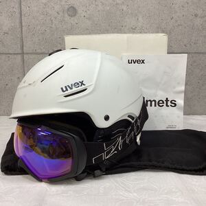 ＄ uvex ウベックス p1us 2.0 helmets white mat サイズ55-59 ヘルメット WINTER ウィンタースポーツ スキー用 スノーボード用 収納袋付