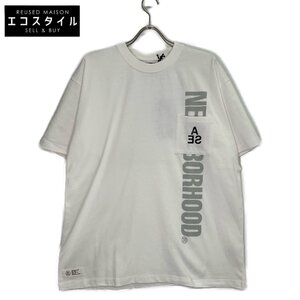 NEIGHBORHOOD ネイバーフッド ×WIND AND SEA 22SS NHWDS-04 C-TEE-SS ホワイト XL トップス コットン メンズ 中古