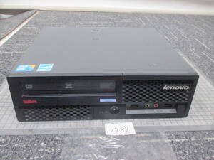 1787　　　　 lenovo　 ThinkCentre 　MT-M 7359-DJJ 　HDDレス　横型　ＰＣ　　　　