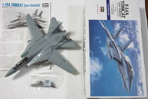 完成品 ハセガワ　1/72 グラマン　F-14A トムキャット　（ロービジ）素人素組　筆塗りムラ有り　