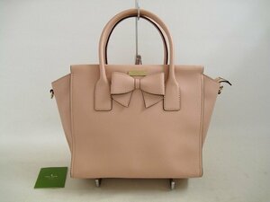 kate spade / ケイトスペード リボンハンドバッグ トートバッグ ピンク