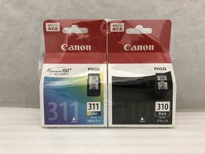 【未使用】 キヤノン Canon 純正インク 3色カラ－/ブラックのセット 3色カラー/ブラック BC-311/BC-310