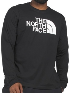 新品! ザ ノースフェイス メンズ ロンT ハーフドーム ブラック/ホワイト 黒白 XLサイズ THE NORTH FACE ロングTシャツ 長袖 アウトドア