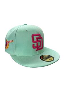 ニューエラ 59FIFTY 7 1/4 57.7cm サンディエゴ・パドレスMLB キャップ 帽子 メンズ レディース ミントグリーン