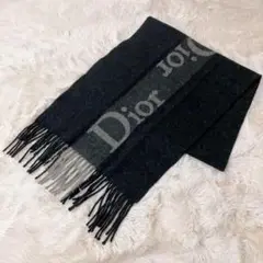 人気品＊ディオール dior ウール マフラー ブラック レディース 911