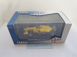 EBBRO 1/43 FORMULA NIPPON Haruki Kurosawa with NOVA YELLOW 340 未使用品