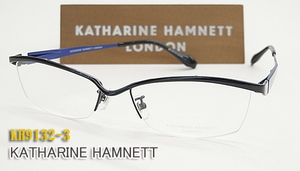 KATHARINE・HAMNETT キャサリンハムネット メガネ フレーム KH9132-3 正規品 日本製 チタン 眼鏡