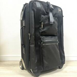 1円【希少】TUMI トゥミ スーツケース キャリーケース キャリーバッグ 2輪 機内持ち込み可 ALPHA BRAVO 22420DH2 バリスティックナイロン