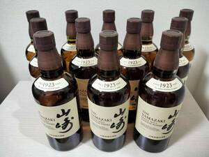 ★12本セット【送料1000円/北海道・沖縄は別途】 サントリー 山崎 シングルモルト ウイスキー 700ml 43％