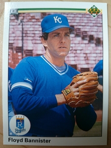 ★来日外国人 バニスター ヤクルト スワローズ FLOYD BANNISTER UPPER DECK 1990 #695 MLB メジャーリーグ ROYALS ロイヤルズ UD KC