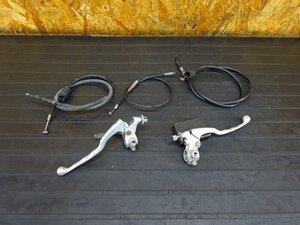 【250113】SR400(1JR-331)◇ レバー左右セット フロントブレーキレバー クラッチレバー ホルダー デコンプレバー 【検:SR500 1JN 2J2 2H6