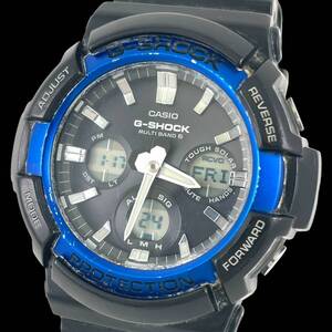 24L079　カシオ　CASIO　GAW-100B　ジーショック　G-SHOCK　メンズ腕時計　動作品　ソーラー　タフソーラー　デジアナ　黒文字盤　１円～