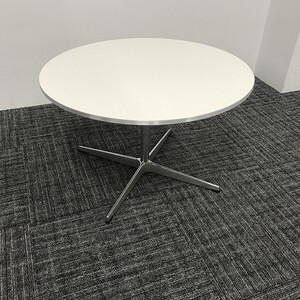 ローテーブル 円テーブル コーヒーテーブル A222 Fritz Hansen フリッツハンセン ホワイト 中古 TL-865001B