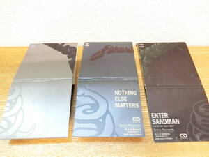 メタリカ 8cmシングルCD 3枚セット unforgiven/ELSE/SANDMAN METALLICA