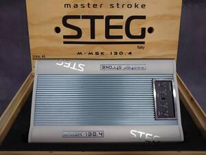 ☆ハイエンド☆定価316800円☆STEG masterstroke M-MSK130.4☆4chアンプ☆送料無料☆