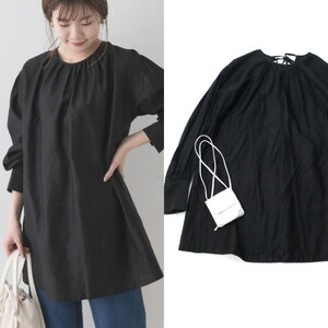 【即決】美品*1.5万 アーバンリサーチ ロッソ｜シンプルシック♪チュニックブラウス 送料230円～（URBAN RESEARCH ROSSO ）