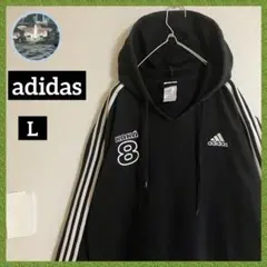 adidas カカ アディダス 3ライン 3本線 フーディー パーカー 三本線